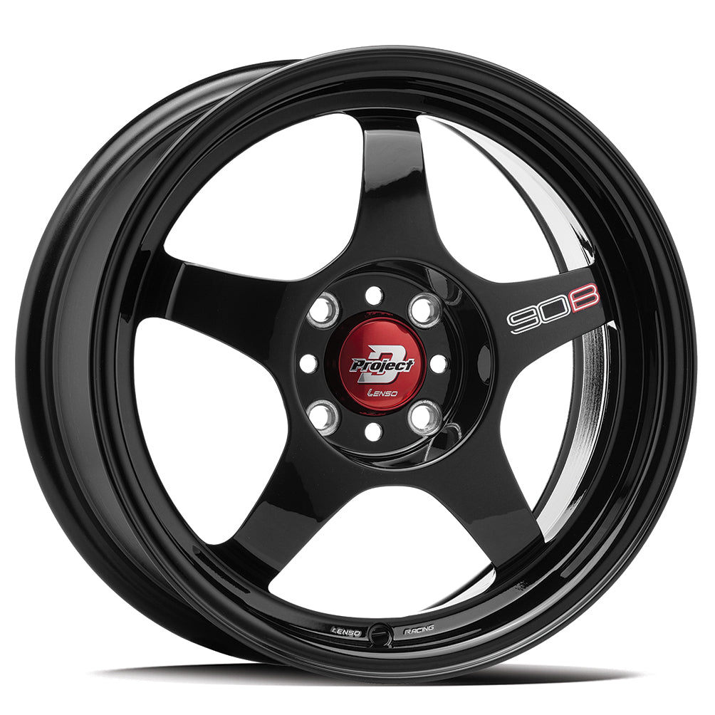 LENSO Project D 90B 17x7.0J+35 4H-100 4本 LENSO 90B | PROJECT-D BATTLE | BLACK