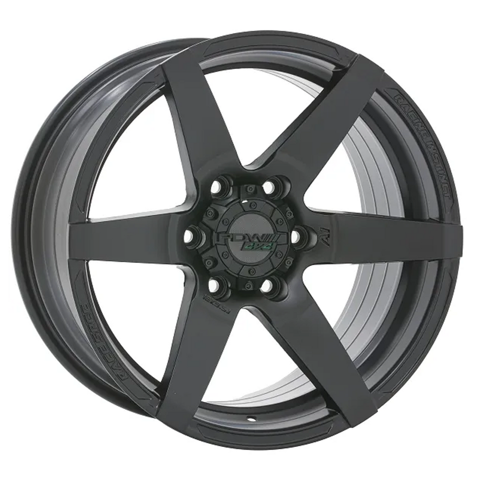 SHOGUN FULL SATIN BLACK 18X9.5 6/139.7 20