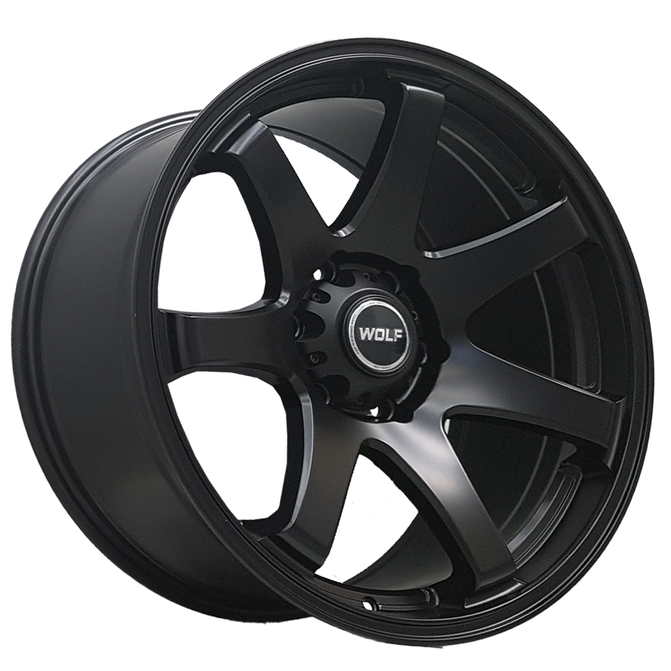 WOLF C7 MATT BLACK 20X9 30P 6X139