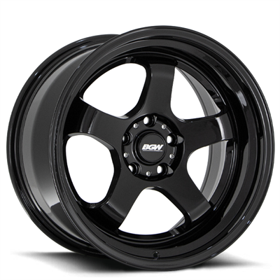 BGW EBISU 18X10.5 25 5/114.3 Gloss Black