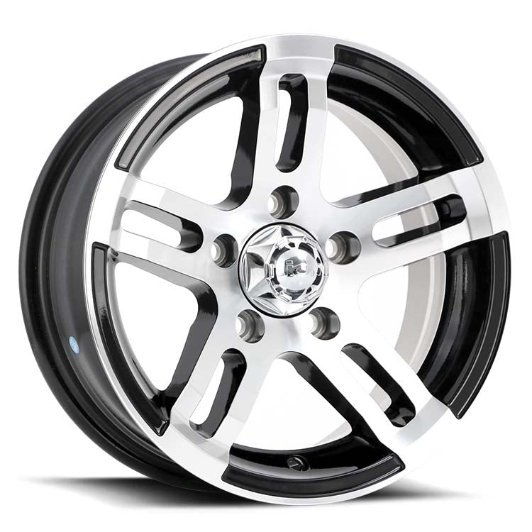 ION ION20 14X6 0 5/114.3 Gloss Black w/Machined Face