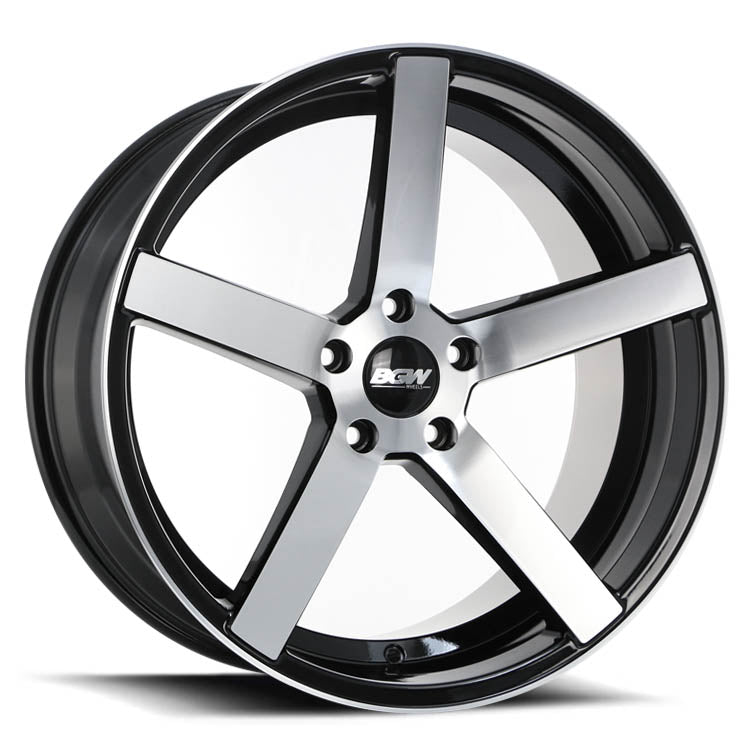 BGW TORQUE 20X10 40 5/120 Gloss Black w/Machined Face