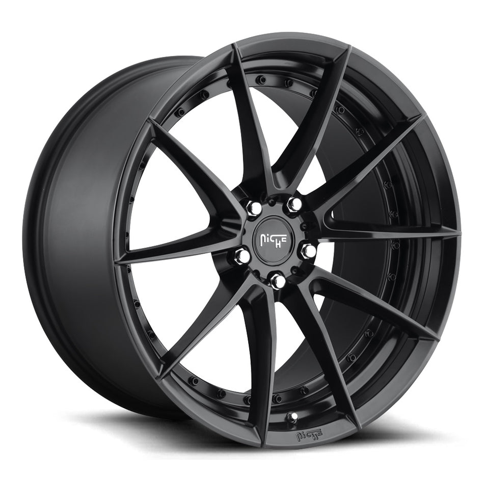 NICHE M196 | SECTOR | SATIN BLACK | 19x8.5 5x120 35