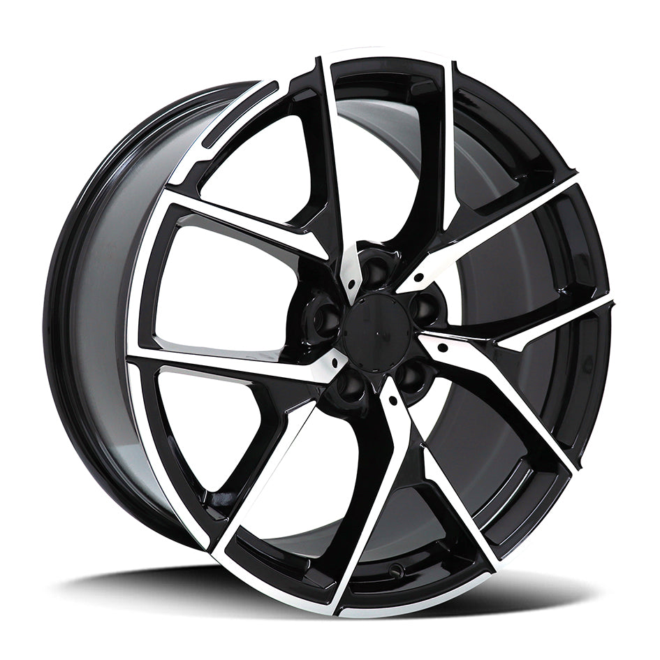 REPLICA MERCEDES 5626 | BLACK POLISH FACE | 19x8 5x112 42