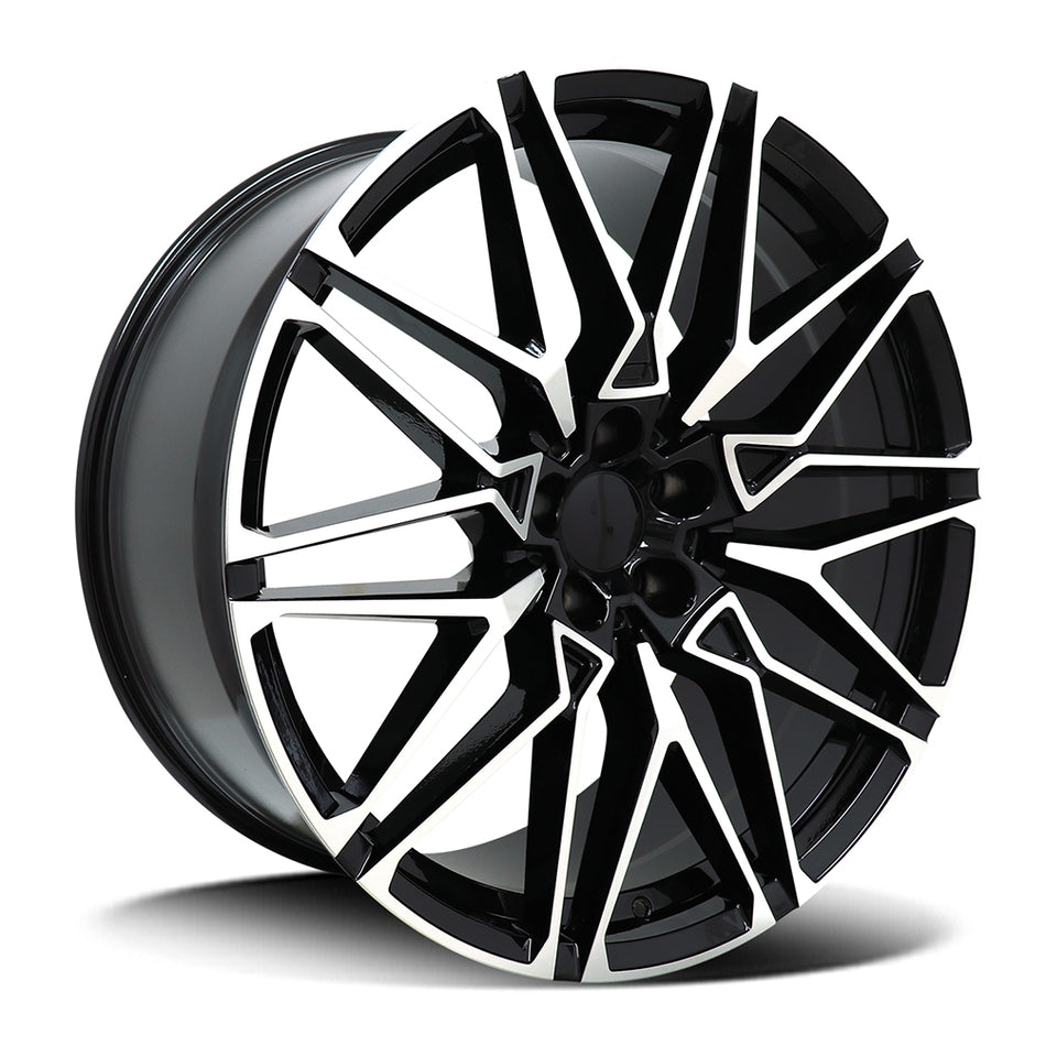REPLICA BMW | MINI 1393 | BLACK POLISH FACE | 22x10.5 5x120 35