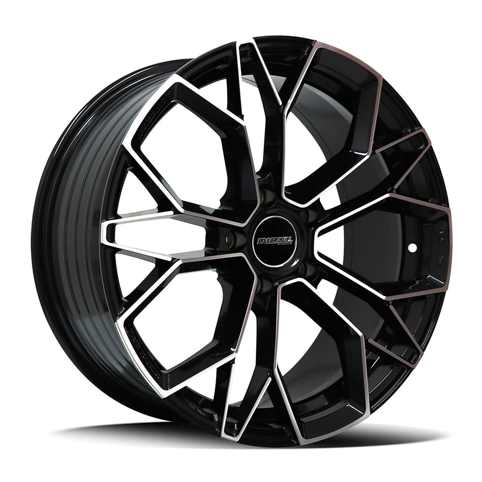 DIEZEL VLF05 | GLOSS BLACK MACHINED FACE | 18x8 5x115 35