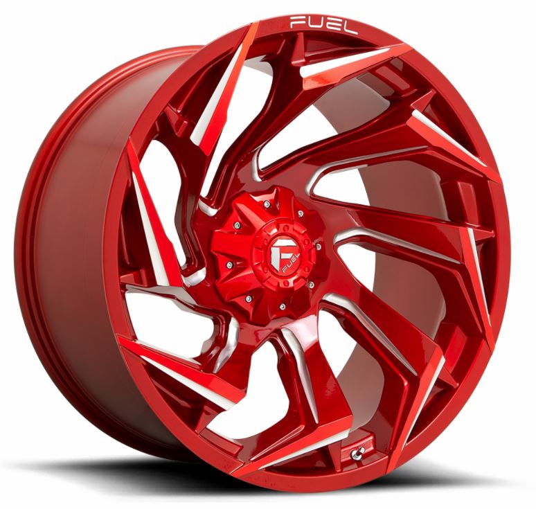 FUEL REACTION | D754 | HYPER SILVER MACHINED FACE | 20x9 6x139 20