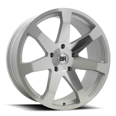 BLACK RHINO MOZAMBIQUE 20X8.5 25 5/150 Silver w/Machined Face