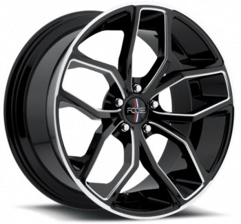 FOOSE F150 | OUTCAST | GLOSS BLACK MACHINED | 20x10 5x114 40