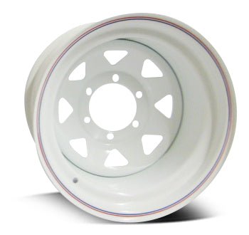 DIEZEL STEEL A17 | 8-SPOKE STEEL | WHITE | 16x8 5x150 -48