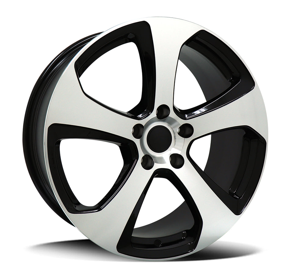 REPLICA VW 9034 | GTI-14 | BLACK MACHINED FACE