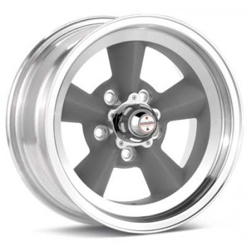 AMERICAN RACING CLASSIC VN309 | TORQ THURST-ORIGANIL (TT-O) | GREY WITH MACHINED LIP | 15x7 5x114 -6