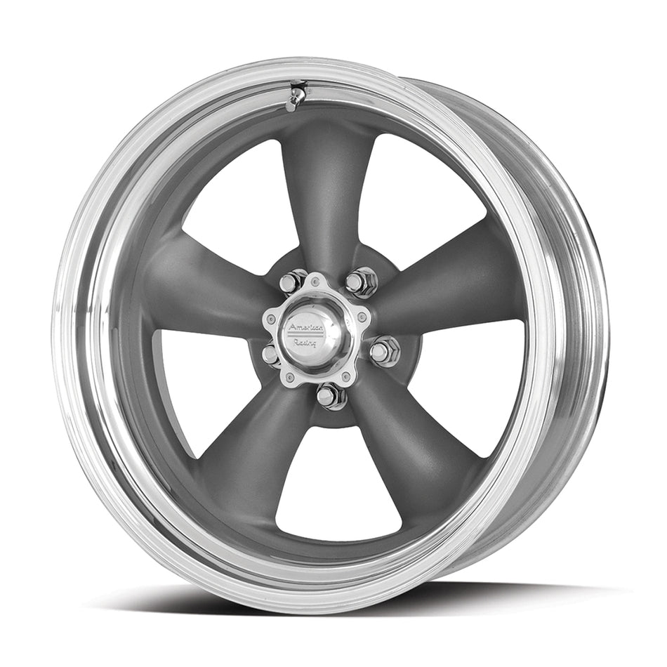 AMERICAN RACING CLASSIC VN215 | TORQ THRUST II | GREY POLISH LIP | 17x9.5 5x114 8