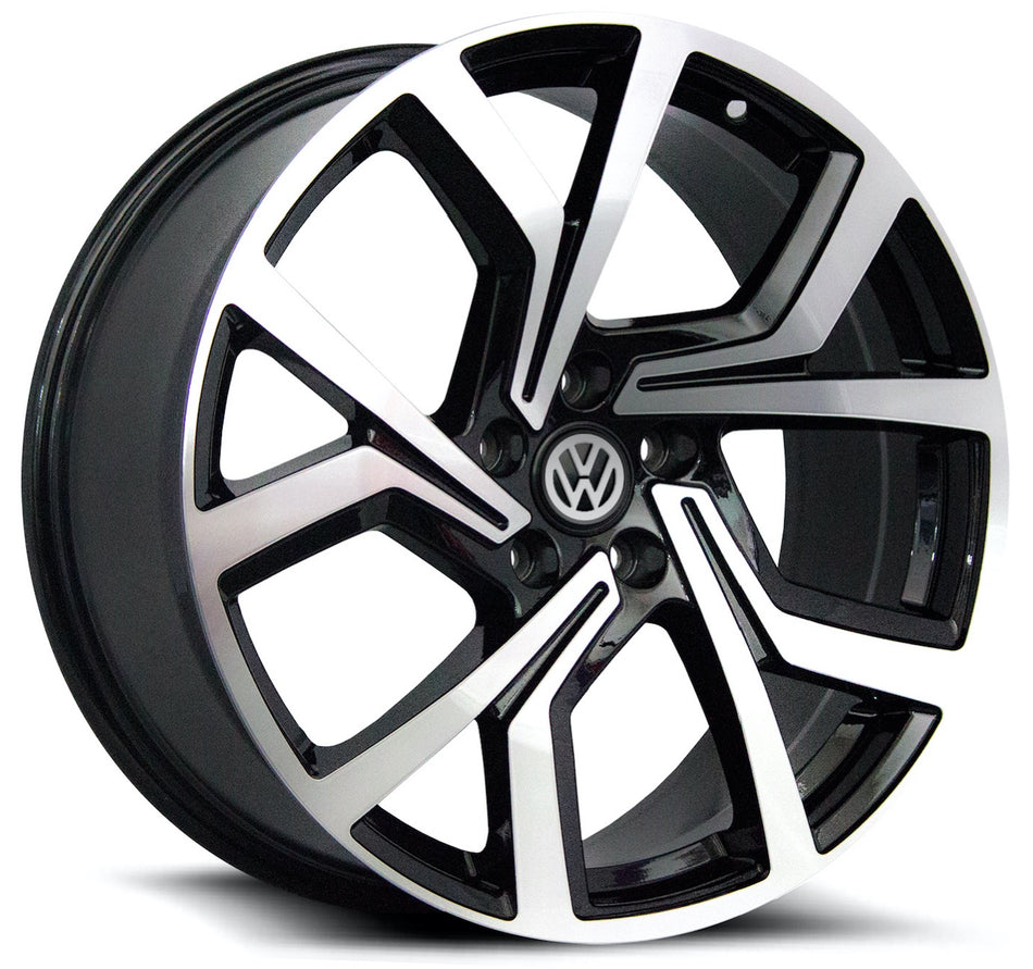 REPLICA VW 5573 | GIZA | BLACK POLISH FACE | 17x7.5 5x112 45