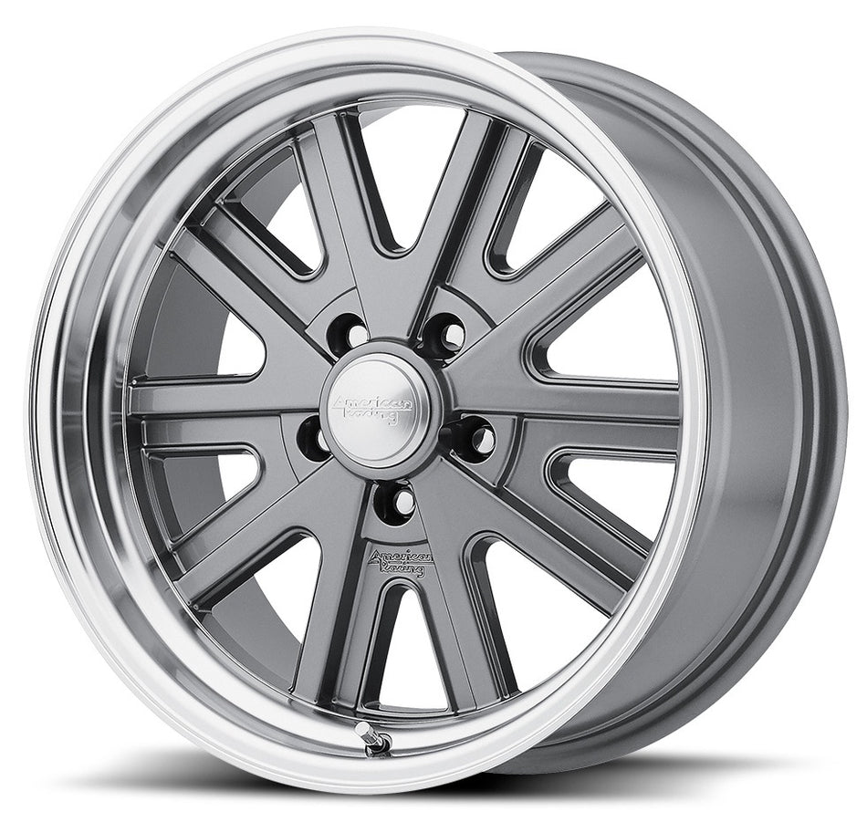 AMERICAN RACING CLASSIC VN527 | 427 MONO CAST | GRAY POLISH LIP | 17x8 5x114 0