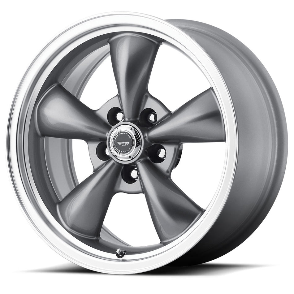 AMERICAN RACING CLASSIC AR105 | TORQ THRUST-M | ANTHRACITE POLISH LIP | 18x9 5x114 34