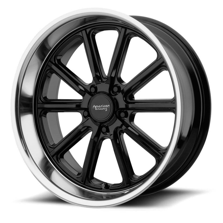 AMERICAN RACING CLASSIC VN507 | RODDER | BLACK POLISH LIP | 20x8 5x114 0