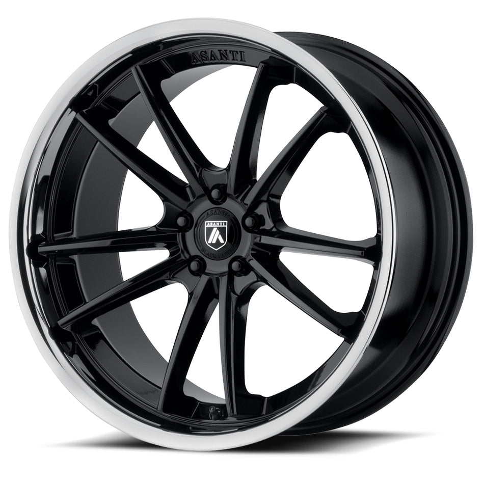 ASANTI ABL-23 | SIGMA | BLACK POLISH LIP | 20x10.5 5x114 38