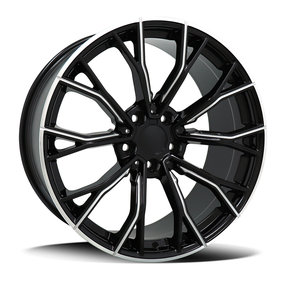 REPLICA BMW | MINI 1368 | BLACK MILLED | 20x8.5 5x120 30
