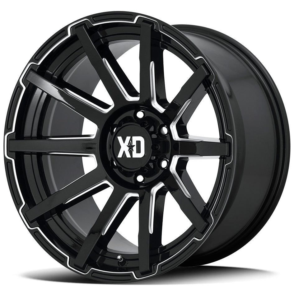 KMC XD XD847 | OUTBREAK | BLACK MILLED | 20x9 6x139 30