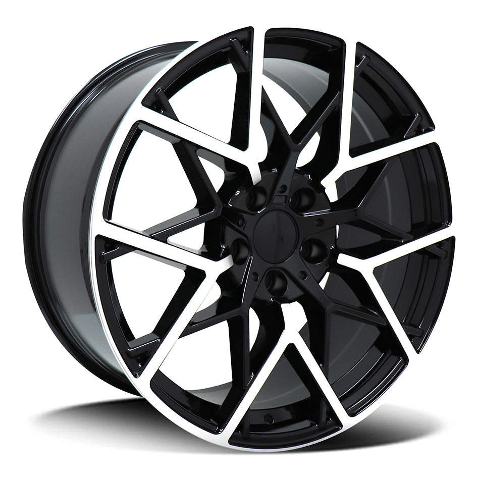 REPLICA BMW | MINI 9483 | 1384 | BLACK POLISH FACE | 18x8.5 5x120 37