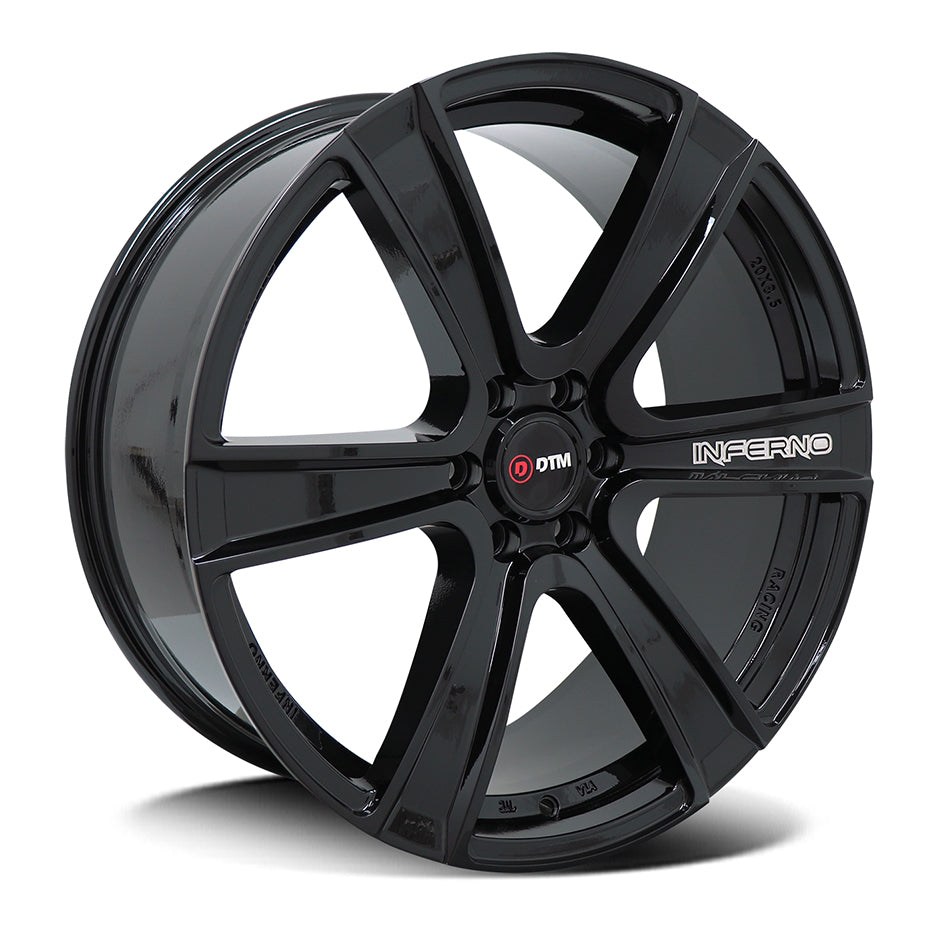 DTM HD KS266 | INFERNO | GLOSS BLACK | 20x8.5 6x114 35