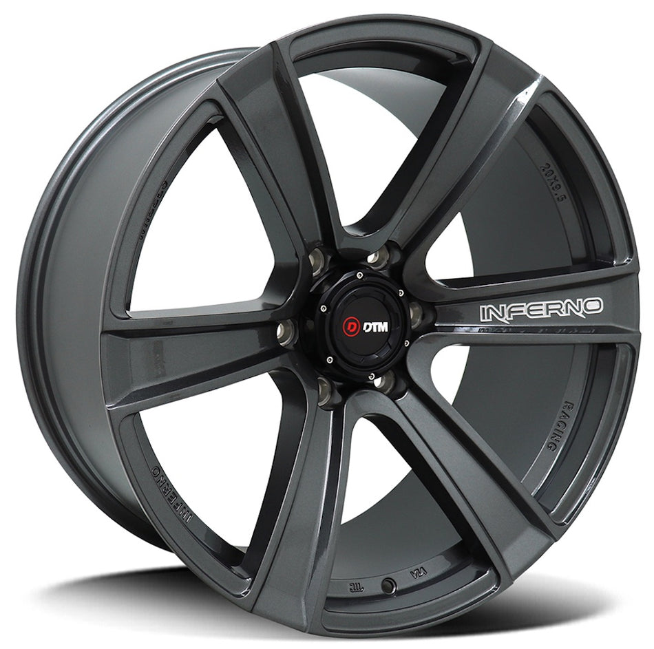 DTM HD 2214 | INFERNO | GLOSS GUNMETAL | 20x9.5 6x139 15