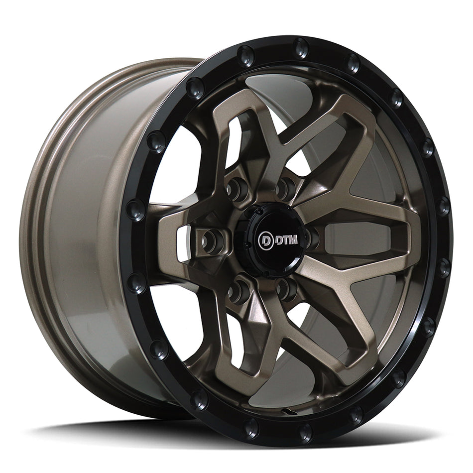 DTM HD D2836 | LECLERC | SATIN BRONZE WITH SATIN BLACK LIP | 18x9 6x139 15