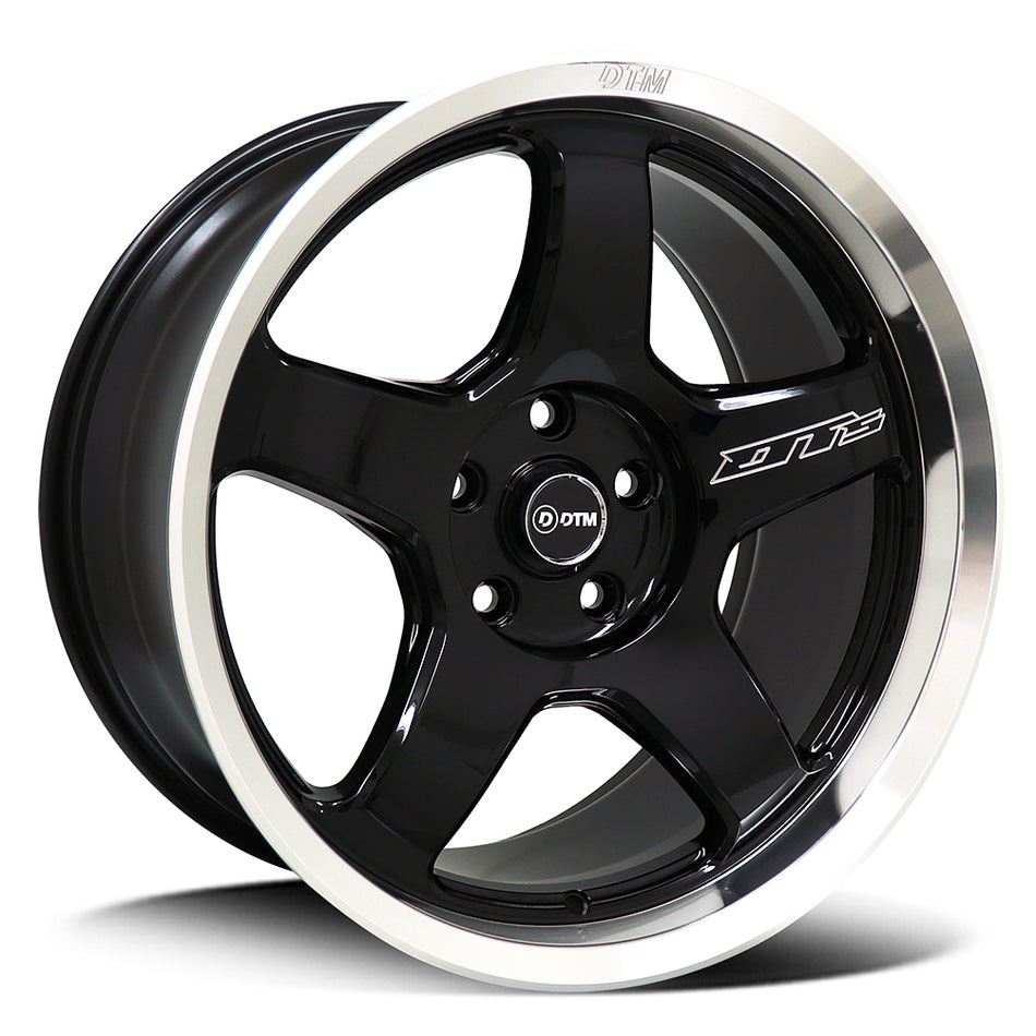 DTM OLD-SKOOL YA3835 | DT5 | BLACK POLISH | 18x9.5 5x114 22