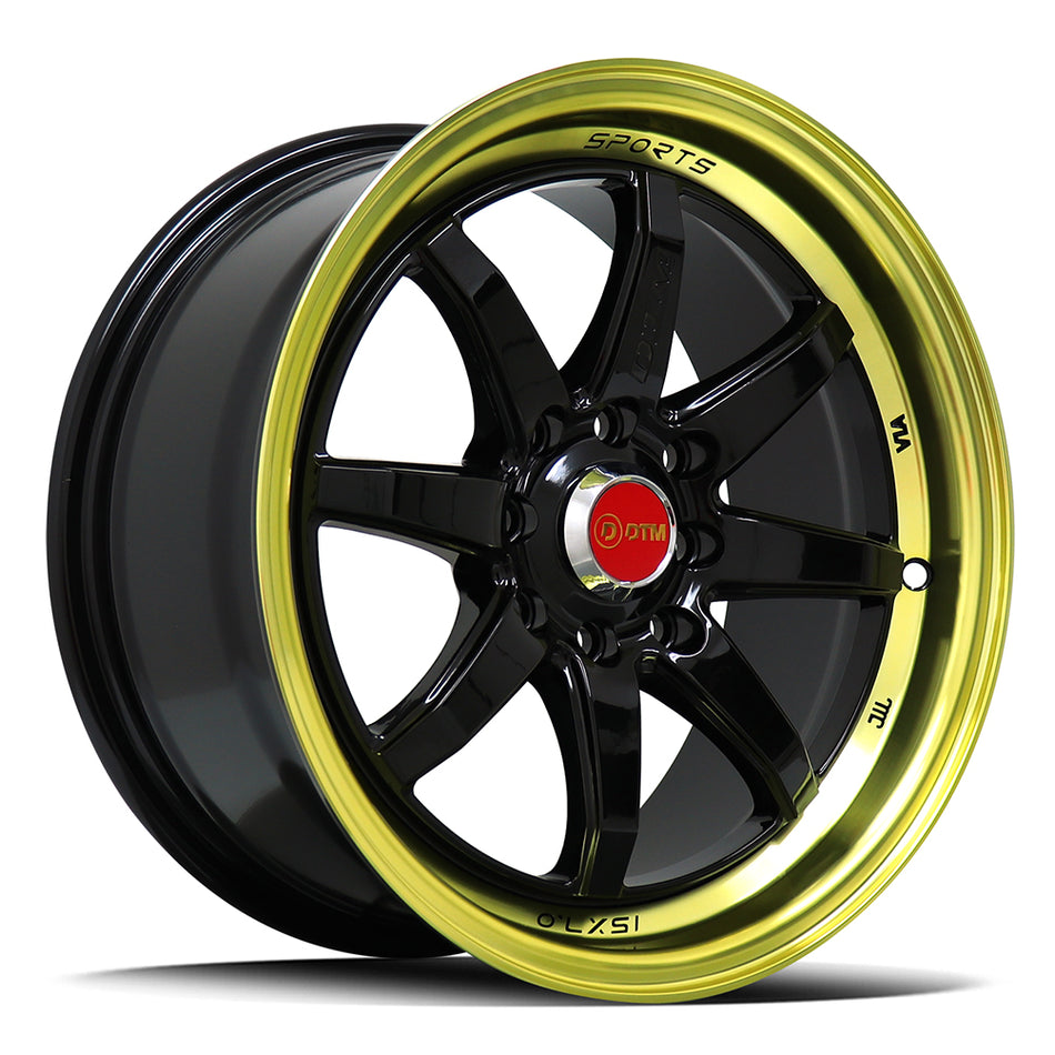 DTM OLD-SKOOL 3730 | ATOM | BLACK GOLD | 15x7 4x114 30