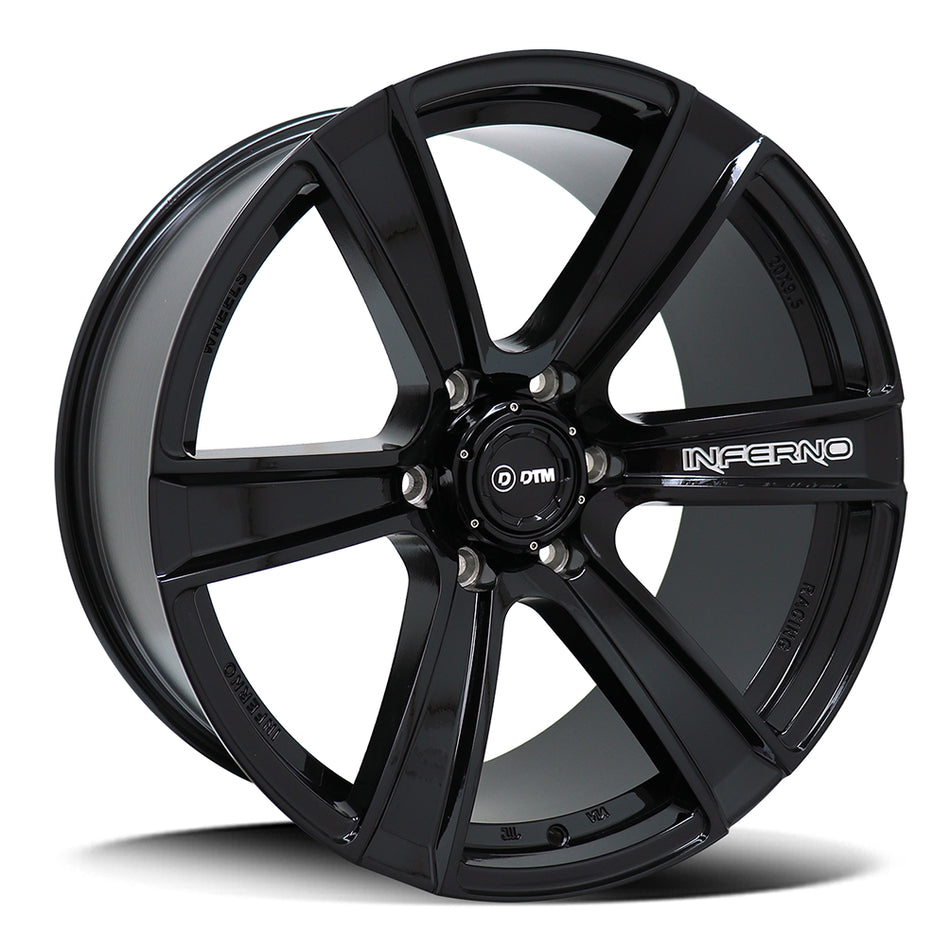 DTM HD KS266 | INFERNO | GLOSS BLACK | 20x9.5 6x139 15