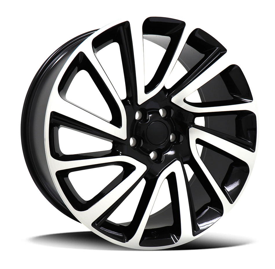 REPLICA LANDROVER 6141 | BLACK POLISH FACE | 22x9.5 5x120 48