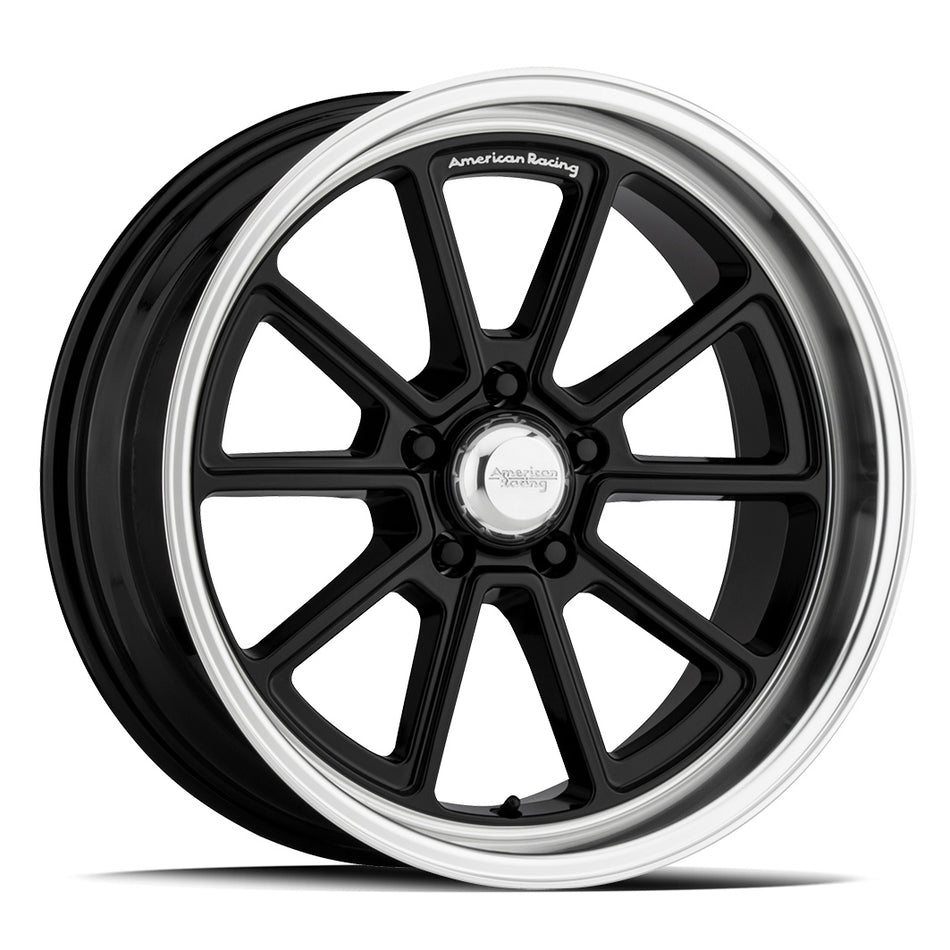 AMERICAN RACING CLASSIC VN510 | DRAFT | BLACK POLISH LIP | 18x10 5x114 0