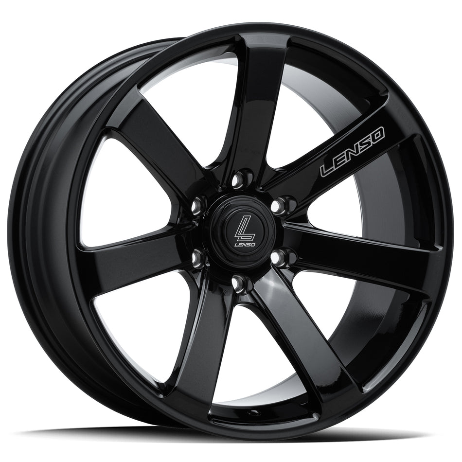 LENSO RTC-2 VERSION | GLOSS BLACK | 20x9.5 6x139 12