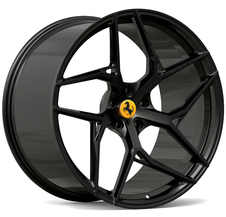 DTM FORGED SERIES FF6138 | GLOSS BLACK | 22x12.5 5x114 46