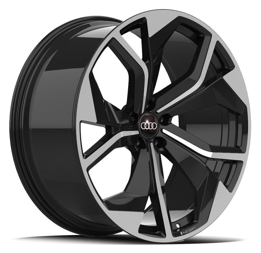 DTM FORGED SERIES F23 | GLOSS BLACK MACHINED | 23x10.5 5x112 18