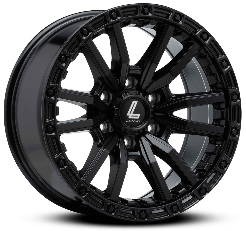 LENSO M0V | MAX-VALOR | SATIN BLACK | 17x9 6x139 12