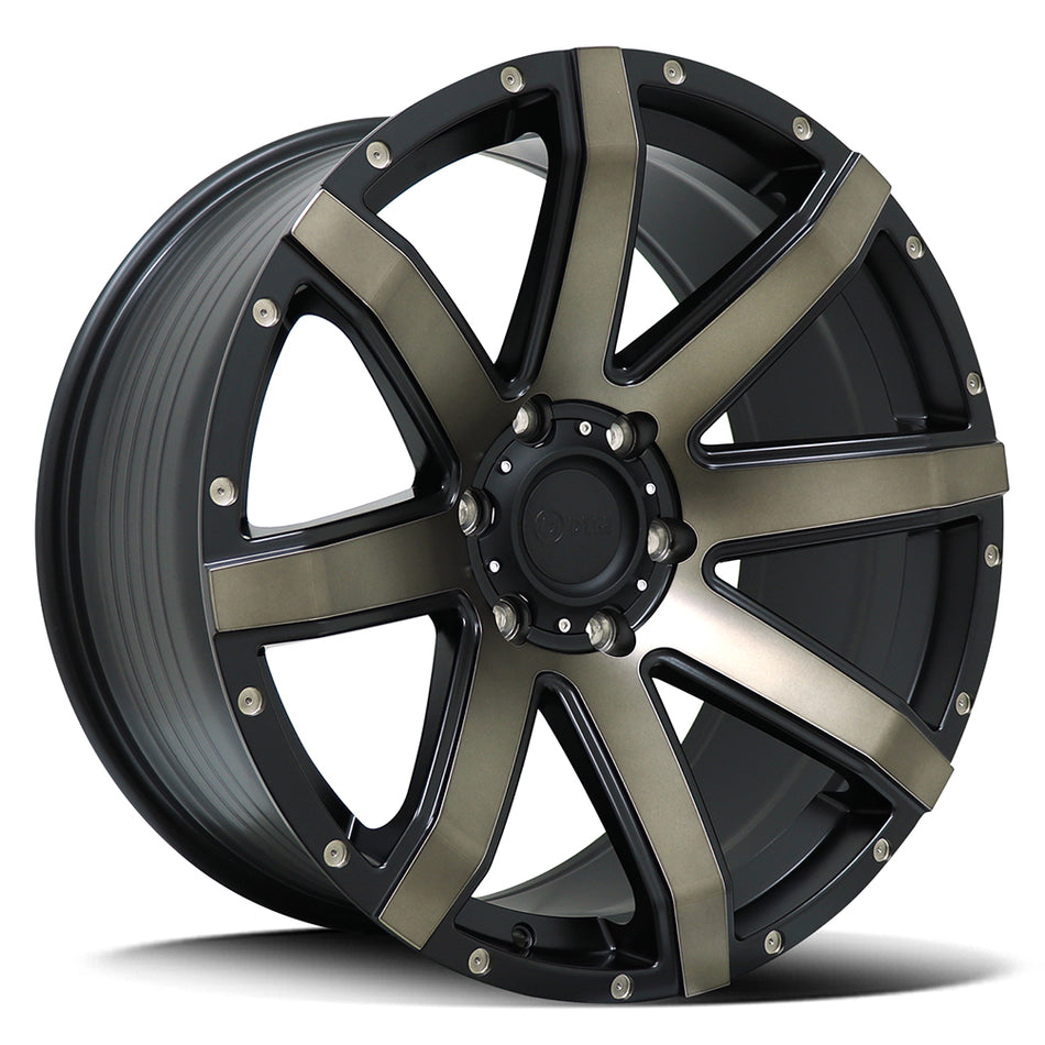 DTM HD STILETTO | SATIN BLACK DARK BRONZE TINT | 20x9.5 6x139 15
