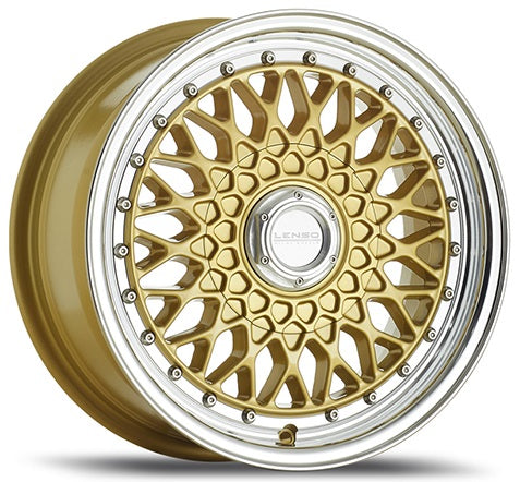 LENSO BSX | GOLD WITH POLISH LIP | 17x7.5 35