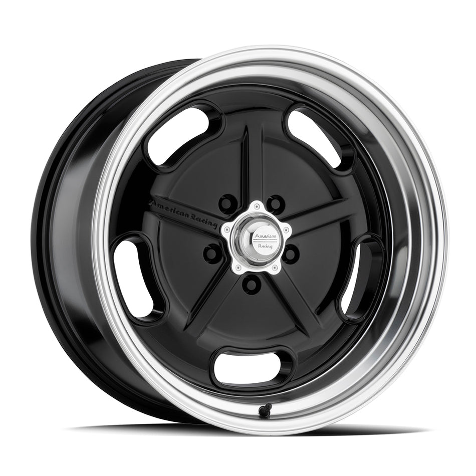AMERICAN RACING CLASSIC VN208 | TORQ THRUST-D | BLACK POLISH LIP | 20x8 5x114 0