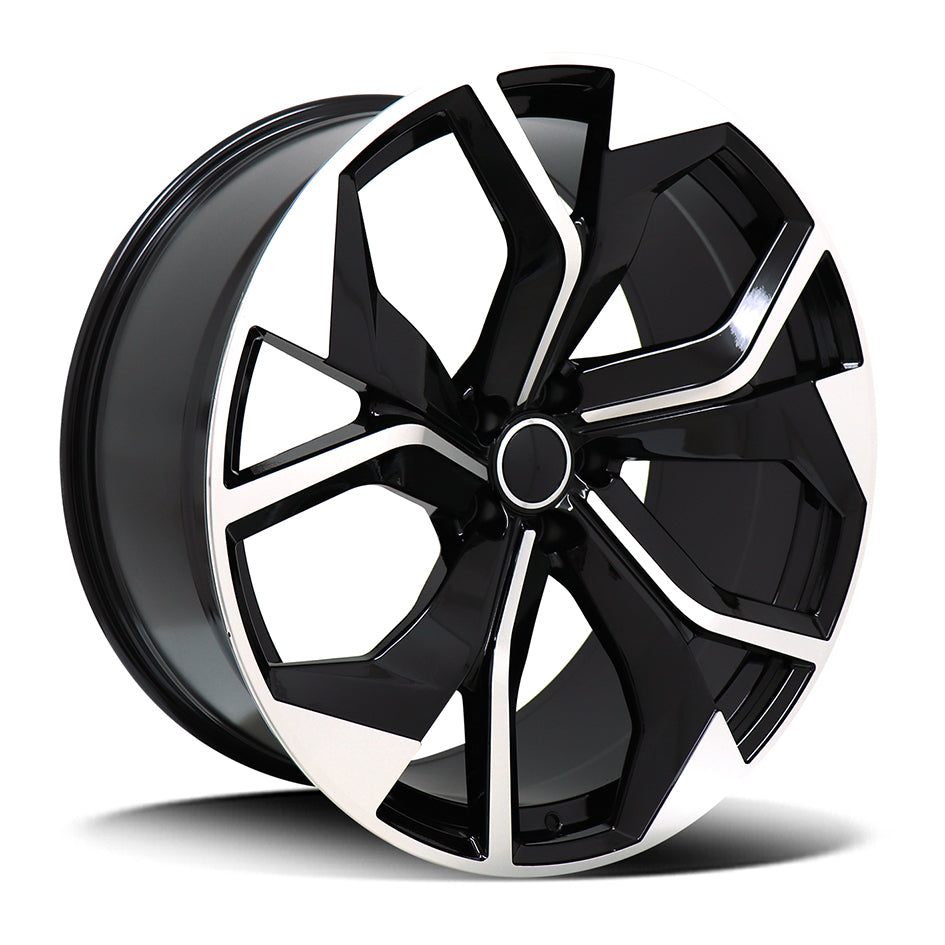 REPLICA AUDI 5673 | BLACK POLISH FACE | 22x9.5 5x112 30