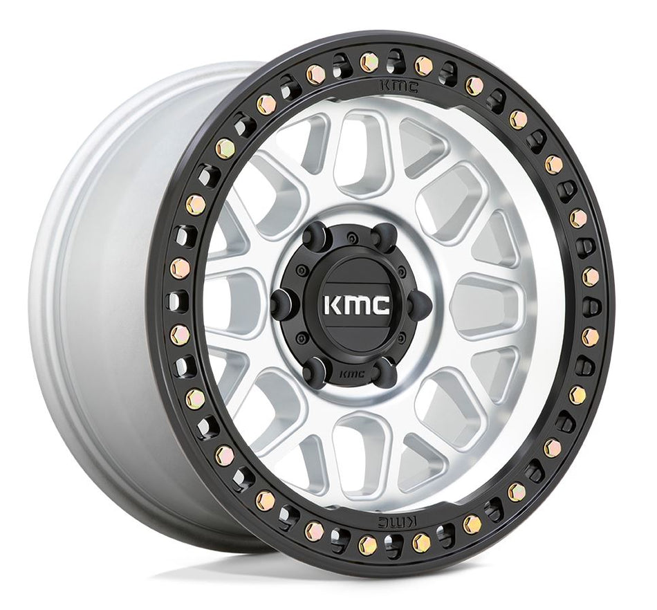 KMC KM549 | MACHINED SATIN BLACK LIP | 20x9 8x165 18