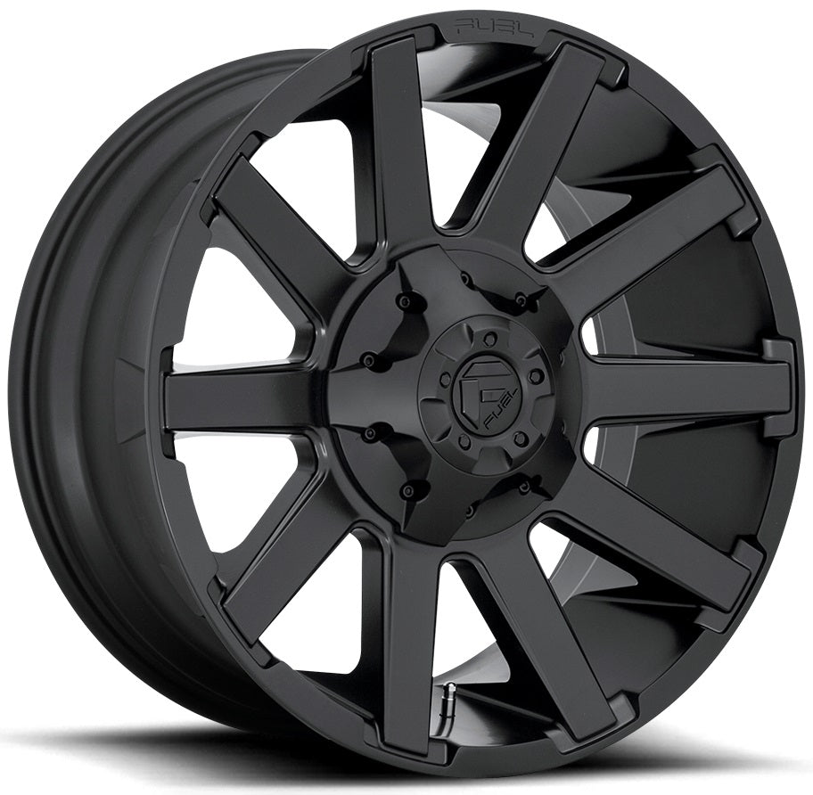 FUEL D437 | SATIN BLACK | 20x9 8x180 20