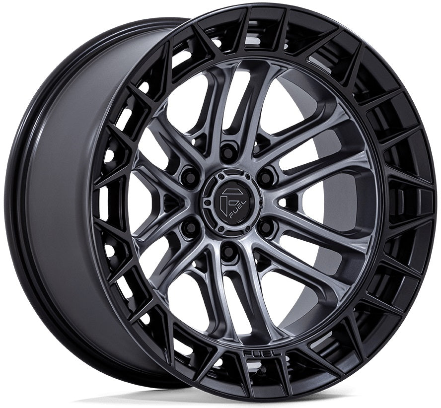 FUEL FC874 | CELSIUS | MATTE GUNMETAL BLACK LIP | 17x9 6x139 1
