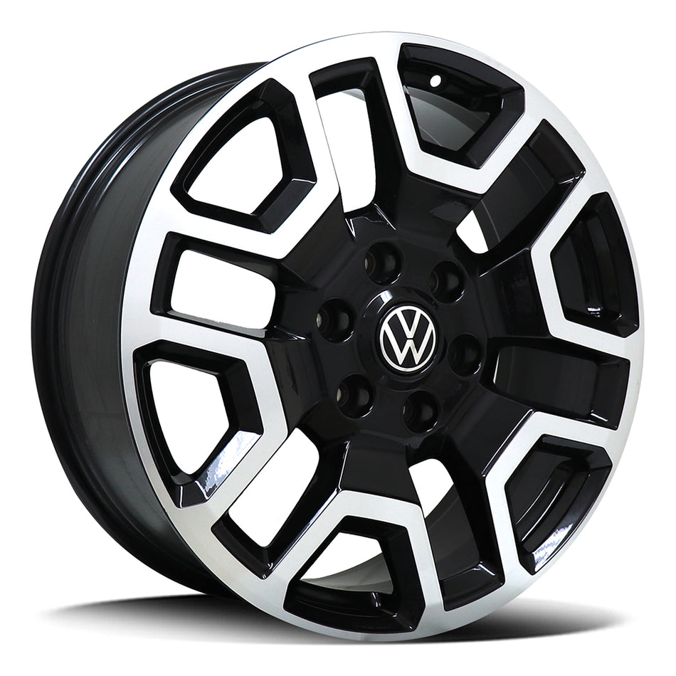 OE ORIGINAL AMAROK | GLOSS BLACK MACHINED | 20x8 6x139 55