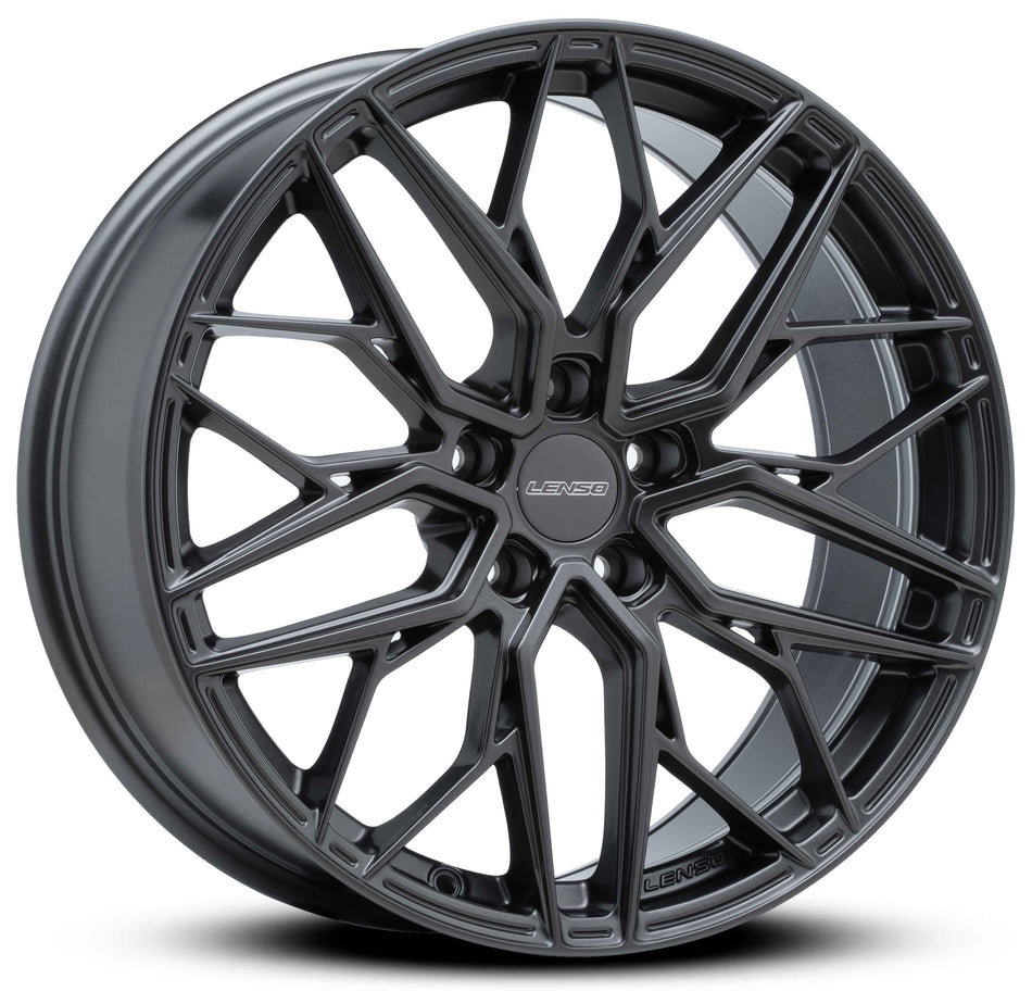 LENSO JAGER-VENTUS | GUN METAL | 19x8.5 5x112 40