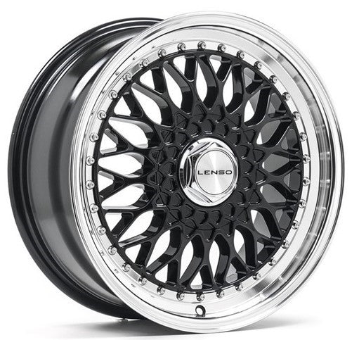 LENSO A01 | GLOSS BLACK POLISHED LIP | 17x7.5 35