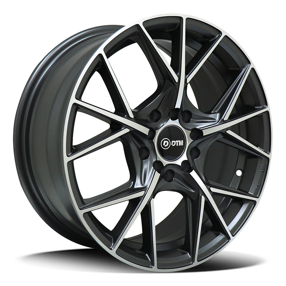 DTM NINO | SATIN ANTHRACITE POLISH FACE | 16x7 5x100 38