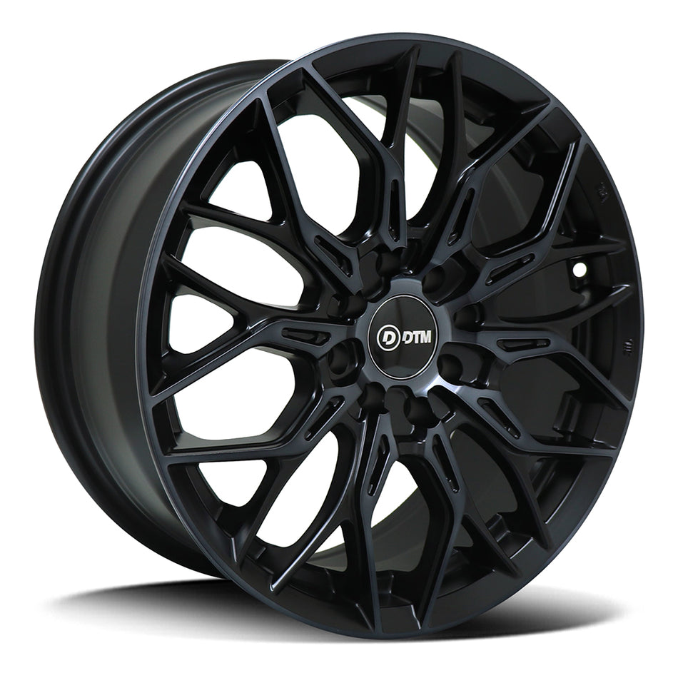 DTM 2836 | SATIN BLACK OIL FACE | 16x7 4x100 38