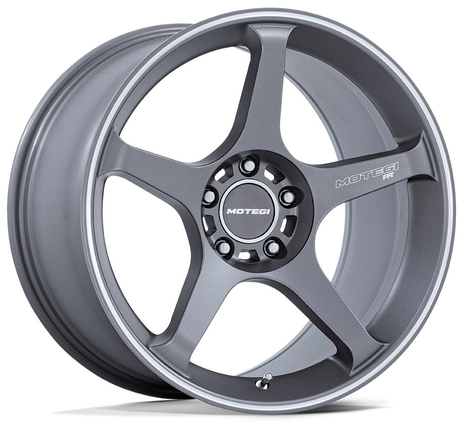 MOTEGI MR159 | GUNMETAL MACHINED LIP | 17x9.5 5x114 22